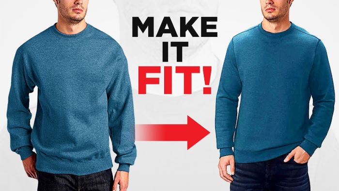 How to make a sweater smaller without sewing